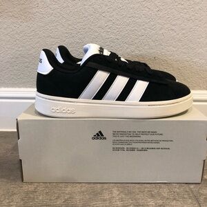 New Adidas Original Grand Court Alpha Sneakers Black White Mens Shoes Multi Size